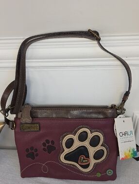 Chala Paw Print Convertable Bag